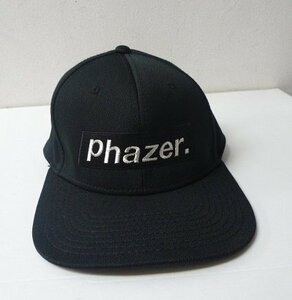 ◆Phazer Tokyo フェイザー トーキョー Logo Snapback Cap スナップバック キャップ 黒 美品　調整可能 ボックスロゴ　希少