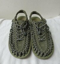 ◆keen キーン uneek ユニーク サンダル オリーブ カーキ系 サイズ10　28cm_画像1