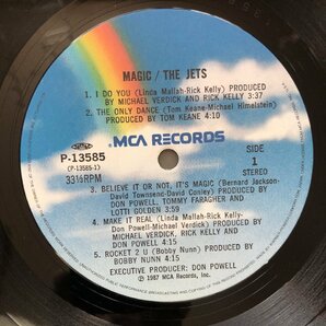 傷なし美盤 良ジャケ レア盤 1987年 国内盤 ジェッツ The Jets LPレコード 魔法 Magic ポップス I Do You, Cross My Broken Heartの画像8