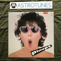 傷なし美盤 良ジャケ レア盤 プロモ盤 1980年 オリジナルリリース盤 ピンナップス Pinups LPレコード S/T 名盤 リタ 当時ものプロモ資料付_画像1