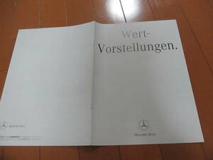 庫40300　カタログ ■ベンツ●　Wert-Vorstellungen●1991.10　発行●12　ページ