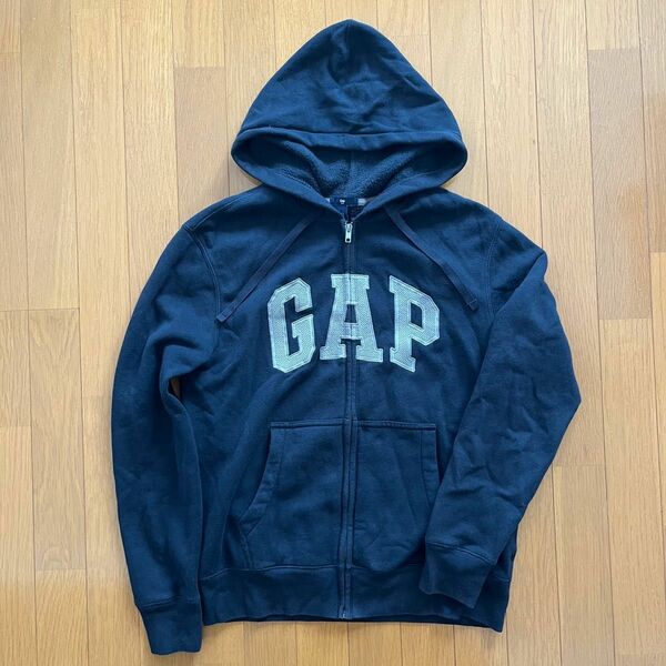 GAP ギャップ　フルジップパーカー　裏起毛