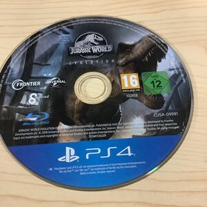 【PS4ソフト JURASSIC WORLD EVOLUTION 海外版　ジュラシックワールド 中古ソフトのみ