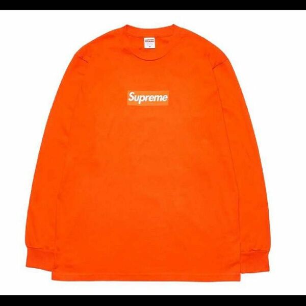 Supreme Box Logo L/S Tee "Orange" ボックスロゴ