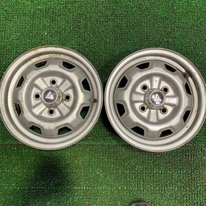 AE66-310 日産純正ホイール 14インチ 5J 4穴 114.3 +40 74mm【2本】ウイングロード