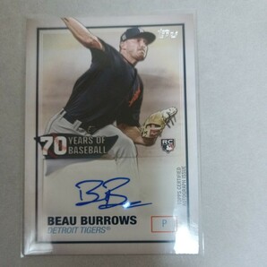 Beau Burrows 直筆サインカード サインカード Auto Topps Autograph 直筆サイン ルーキー直筆サインカード TOPPS