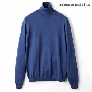 ◆【roberto collina(ロベルトコリーナ)/秋冬/カシミヤシルクハイゲージタートルネックソリッドニット(RM30003)】[rbc2360481-48]