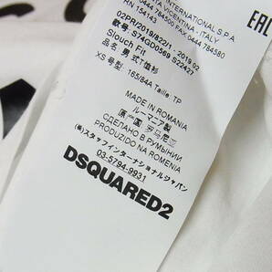 綺麗 正規品 DSQUARED2 ディースクエアード メンズ プリント Tシャツ 半袖 XSサイズ 9の画像6