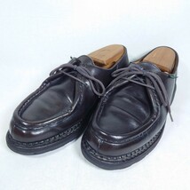 Paraboot MICHAEL パラブーツ ミカエル マリン 39.5 24cm相当 チロリアンシューズ ネイビー MARINE NAVY ラバーソール 本革 シャンボード_画像1