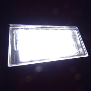 激白光 ! 交換式 ! 日産 LED ナンバー灯 ライセンス ランプ エクストレイル T31 NT31 TNT31 DNT31 ジューク YF15 F15 NF15