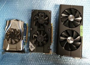 【ジャンク】グラボ3台セット GeForce GTX760 GTX650 / RADEON RX480 8GB