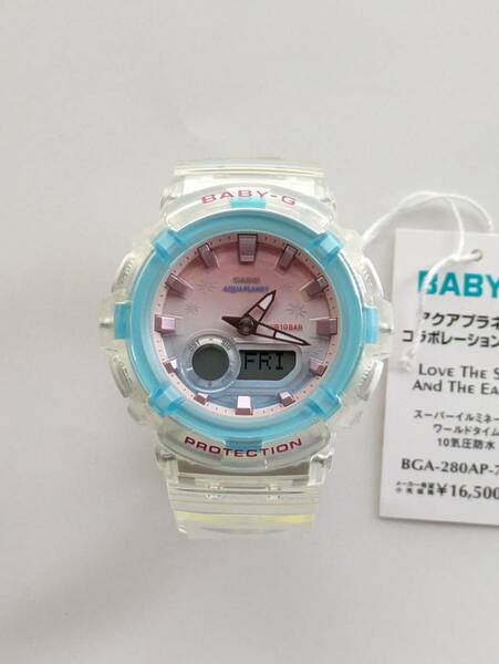 Baby-G Love The Sea And The Earth アクアプラネット コラボレーションモデル BGA-280AP-7AJR