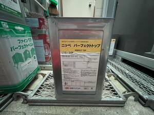 日本ペイント　ニッペ　パーフェクトトップ　15-30F　新品　未使用　未開封　塗料　塗装　ペンキ　茶系　水性