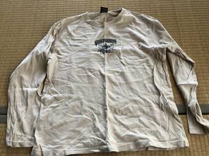 ベージュの長袖Tシャツ サイズL