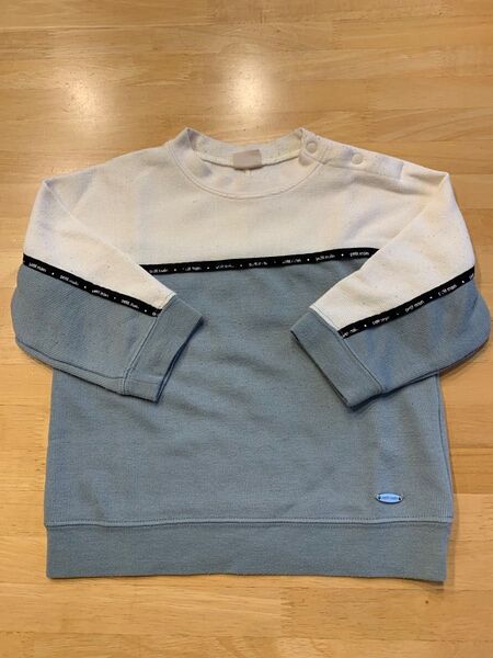 【petit main】長袖 トレーナー ベビー服 子供服 男の子 90cm