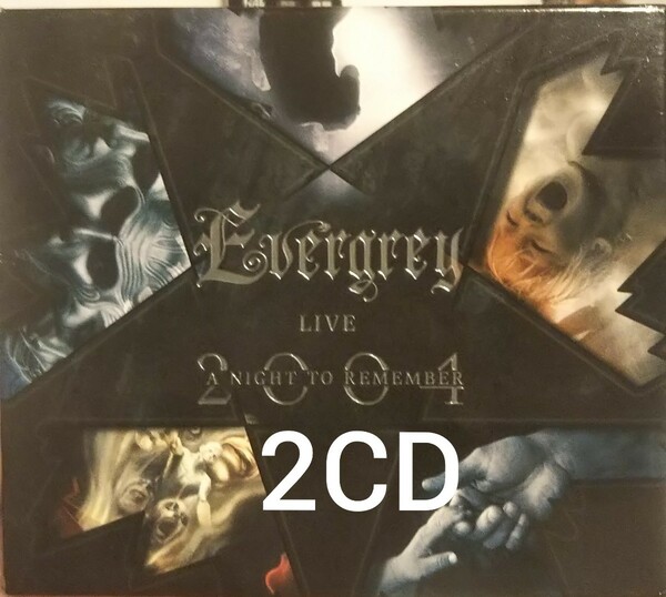 2CD evergrey live2004 night to remember プログレ　メタル メロディックメタル エヴァグレイ ライヴ ライブ エヴァーグレイ