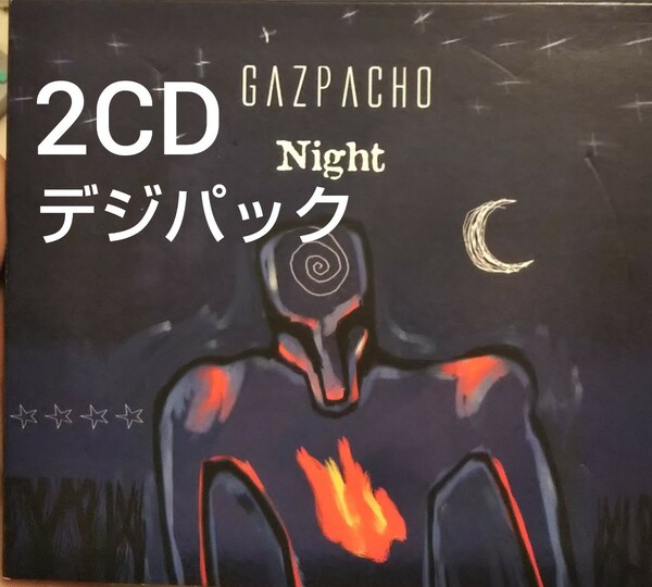 2CD gazpacho night ガスパチョ ガスパーチョ ナイト ライヴ ライブ プログレ シンフォニック　ロック