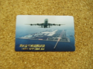 08　未使用テレカ　関西新空港開港記念　TAKE OF 1994.9.4　テレホンカード　50度数　　1枚 