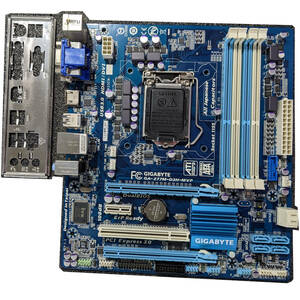 【中古】GIGABYTE Z77M-D3H-MVP + Win10Homeデジタルライセンス [LGA1155、第2、3世代用]