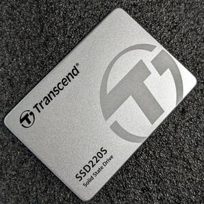 【中古】Transcend TS120GSSD220S [SATA 2.5インチ 7mm厚 TLC]