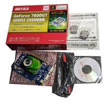 【新古品】BUFFALO GeForce7600GT搭載 GX-76GT/E256 [PCI Express x16 GDDR3 SDRAM256MB]_画像1