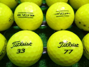 [MTL471] 【マジック】 B級 タイトリスト ブイジースリー 20.22年混合 Titleist VG3 20球 ロストボール 【中古】