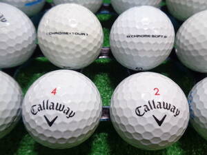 [MCW401] 【マジック】 B級 キャロウェイ クロム系色々 Callaway CHROME ～ 20球 ロストボール【中古】