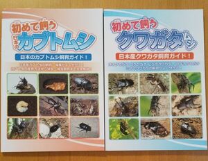 新品未使用 初めて飼う日本のカブトムシ 初めて飼うクワガタムシ 2冊セット かぶとむし くわがたむし 飼育