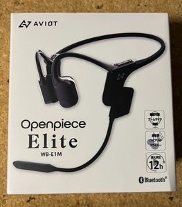 ■■AVIOT Openpiece Elite 骨伝導ワイヤレスイヤホン WB-E1M-BK 未開封新品■■