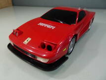 NIKKO/ニッコー　ｓ1/18　Ferrari/フェラーリ　TESTAROSSA/テスタロッサ　1986年日本製　ラジコン玩具　破損あり　不動現状品　中古_画像5