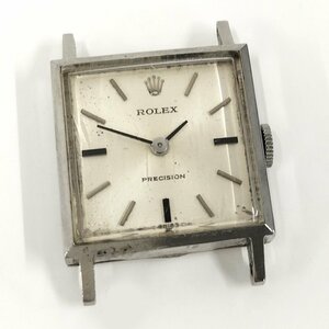 ●本体のみ ロレックス ROLEX プレシジョン レディース腕時計 スクエア 手巻き シルバー文字盤 アンティーク[Jコレ]s276