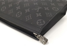 【中古】LOUIS VUITTON ポシェット ヴォワヤージュ MM ポーチ セカンドバッグ モノグラム エクリプス M61692_画像5