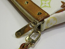 【中古】LOUIS VUITTON ポシェット アクセソワール アクセサリーポーチ モノグラムマルチカラー ブロン ロングストラップ付き M92649_画像5