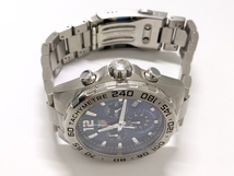 【中古】TAG HEUER フォーミュラ1 クロノグラフ メンズ 腕時計 クオーツ SS ネイビー文字盤 CAZ101K_画像2