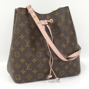 【中古】LOUIS VUITTON ネオノエ ショルダーバッグ ピンク モノグラム M44022