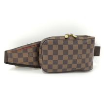 【中古】LOUIS VUITTON ジェロニモス ボディバッグ ダミエ エベヌ N51994_画像1