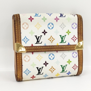 【中古】LOUIS VUITTON ポルト モネ ビエ カルトクレディ モノグラム マルチカラー M92983