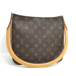 【中古】LOUIS VUITTON ルーピングMM ワンショルダーバッグ モノグラム M51146