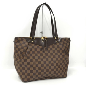 【中古】LOUIS VUITTON ウェストミンスターGM ショルダーバッグ ダミエ エベヌ N41103