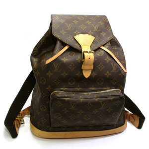 【中古】LOUIS VUITTON モンスリGM バックパック リュック モノグラム M51135