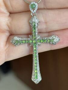 *.. ice kind S925 Cross pendant necklace [A. not yet processing ] chain less 