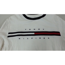 [62] TOMMY HILFIGER トミーヒルフィガー トミーヒルフィガーロゴロングスリーブTシャツ TINO TEE 長袖 レディース 白 ホワイト S_画像5