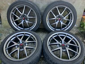 WRX STI 純正 BBS SU003 FORGED 鍛造 18インチ 8.5J+55 PCD114.3-5穴 245/40R18 4本