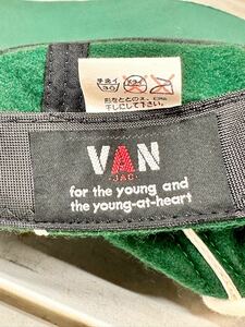 VAN JAC ヴァンジャケット ベースボールキャップ キャップ 当時もの ビンテージ
