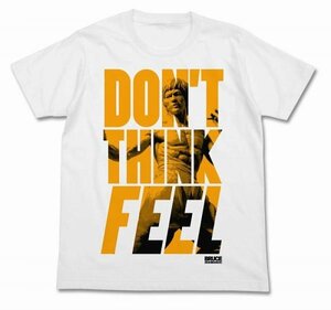 送料無料 香港ブルース・リークラブ公認Tシャツ DON'T THINK FEEL　白　サイズM