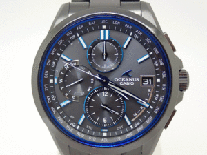  Casio Oceanus Classic линия Classic Line наручные часы аналог Tough Solar хронограф Date OCW-T2600B-1AJF чёрный 