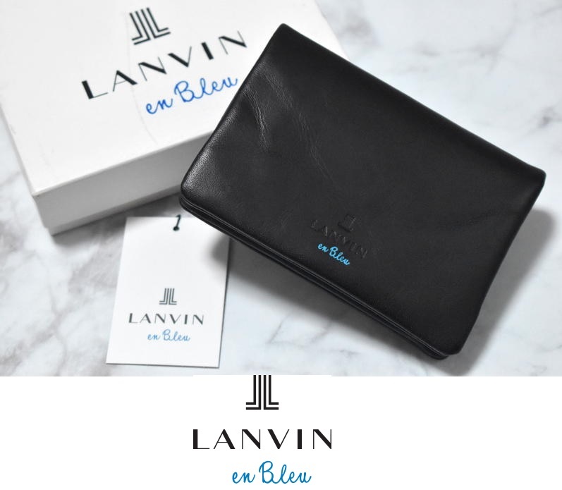 定価20350円 新品 LANVIN en Bleu ショルダーバッグ クラッチバッグ