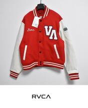 【送料無料】新品 RVCA × EVAN MOCK 袖革 スタジャン M 定価49500円 ルーカ ★_画像1