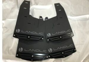 【LANDLIC JAPAN】デリカD:5☆後期車用☆マッドフラップ （ブラック）☆LANDLIC JAPAN☆高品質！☆匿名配送！