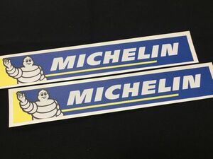 ルマン公式メーカー製 MICHELIN ステッカー (L size) 2枚set ミシュラン F1 WRC ラリー WEC ルノー アルピーヌ シトロエン プジョー